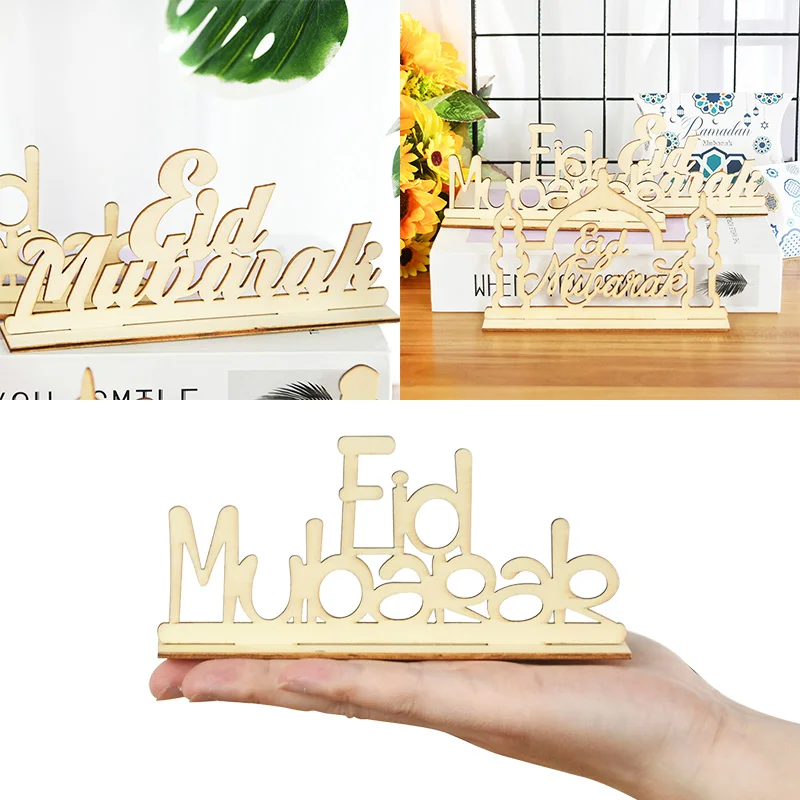 1set Eid Mubarak wooden letter desktop decoration DIY Ramadan Kareem gifts Islamic holiday Party home decoration accessories
1set Eid Mubarak wooden letter desktop decoration DIY Ramadan Kareem gifts Islamic holiday Party home decoration accessories