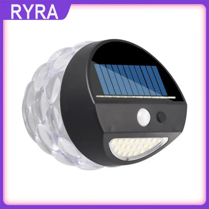 

Pir Motion Sensor Atmosphere Wall Lamp Automatically Turn On Solar Garden Light Black Fast Charging Solar Flame Light 28 Led