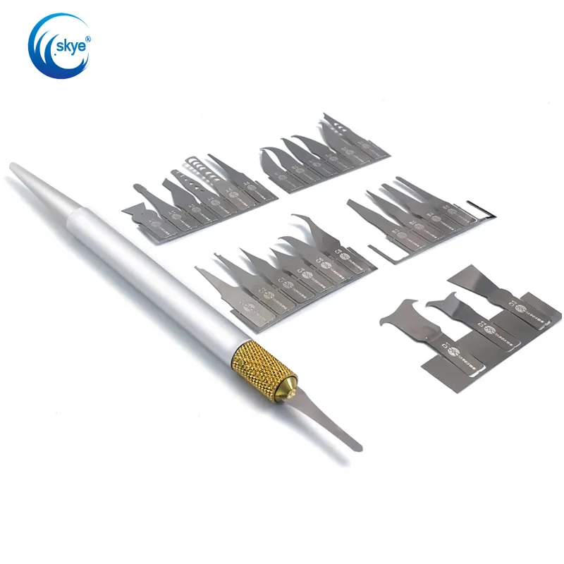 Sunshine SS-101A Repairs Disassemble NAND IC CHIP Knife 27 Blade + Handle for IPhone X 8 7 Motherboard Warping Knife Shovel
Sunshine SS-101A Repairs Disassemble NAND IC CHIP Knife 27 Blade + Handle for IPhone X 8 7 Motherboard Warping Knife Shovel