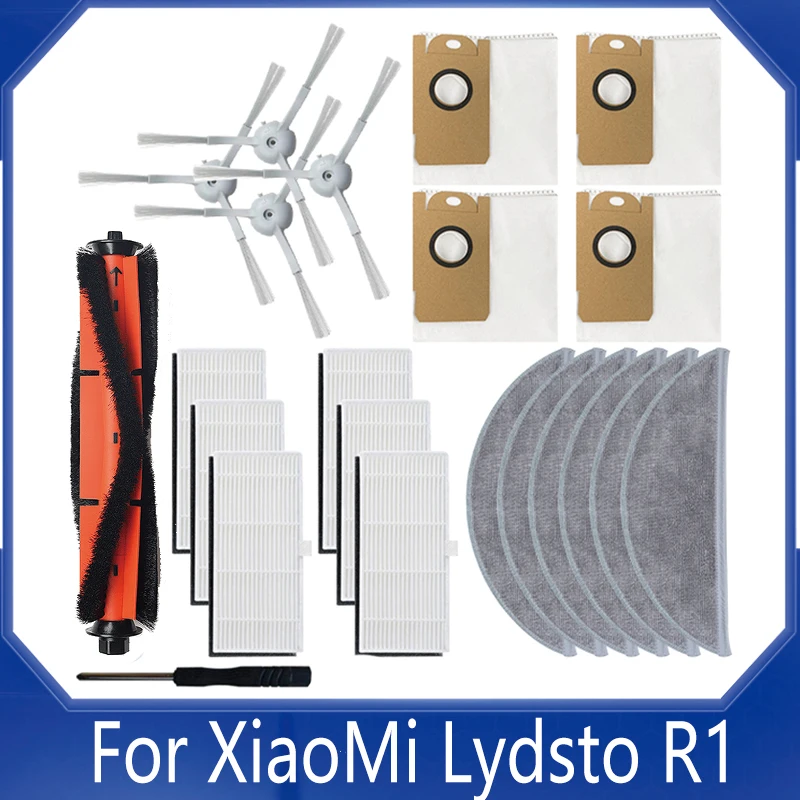 Main / Side Brush HEPA Filter Mop Cloth Dust Box Dust Bag For XiaoMi Lydsto R1 / R1A / R1 Pro / S1 Robot Vacuum Cleaner Parts
Main / Side Brush HEPA Filter Mop Cloth Dust Box Dust Bag For XiaoMi Lydsto R1 / R1A / R1 Pro / S1 Robot Vacuum Cleaner Parts
