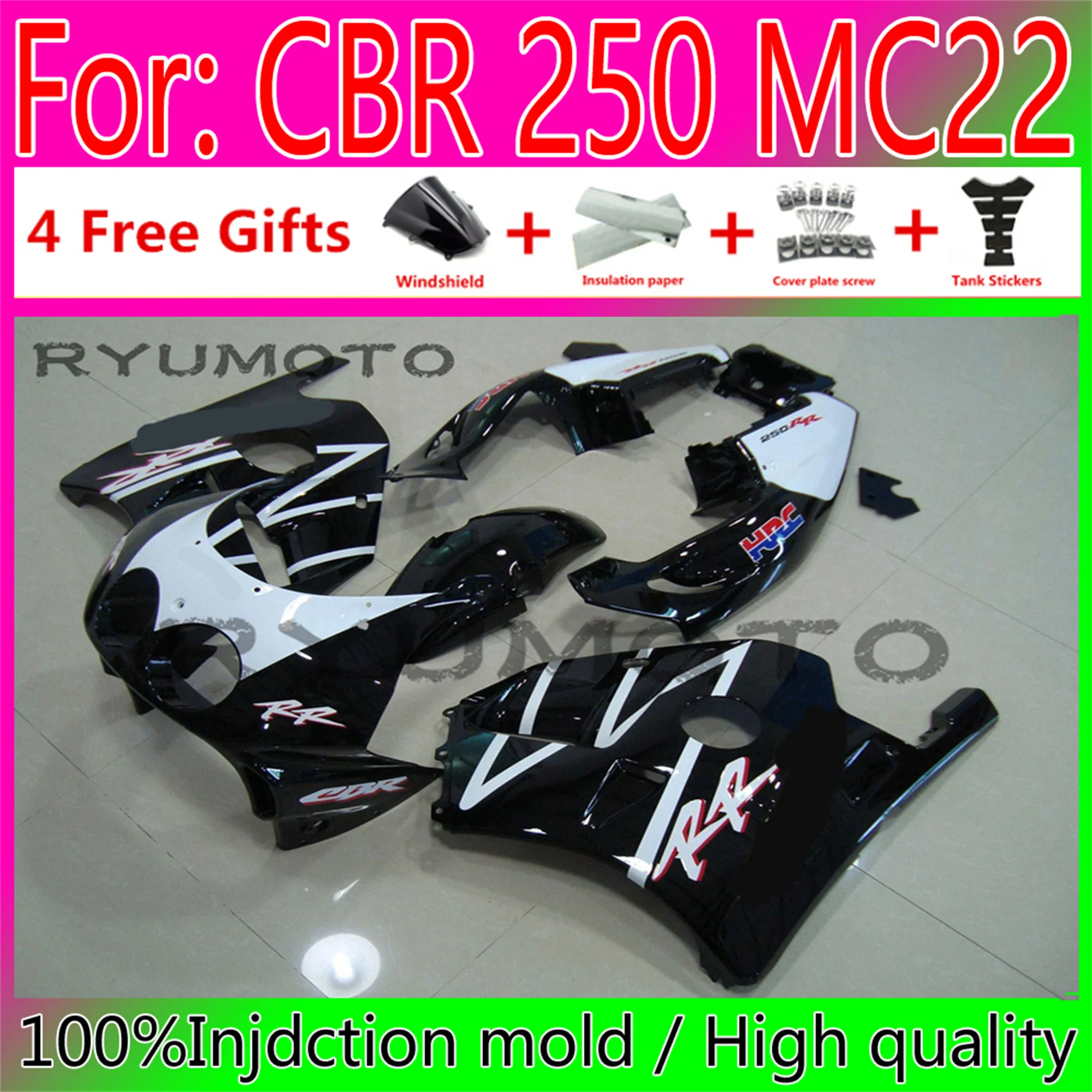 New Motorcycle Fairings For Honda Cbr250rr 1990 - 1994 MC22 CBR250 RR 1993 Full Bodywork Cbr 250 RR 1994 Fairing
New Motorcycle Fairings For Honda Cbr250rr 1990 - 1994 MC22 CBR250 RR 1993 Full Bodywork Cbr 250 RR 1994 Fairing
