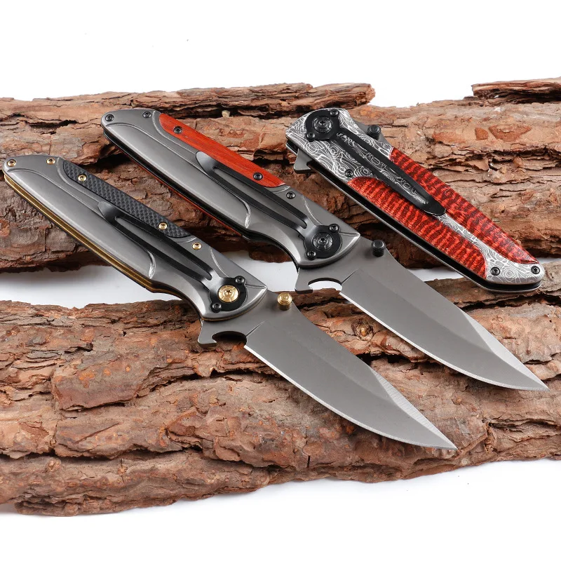 Hot Folding Knife Beautiful Pattern G10/Rosewood Handle Survival Knives Portable Opener Multifunctional EDC Tools
Hot Folding Knife Beautiful Pattern G10/Rosewood Handle Survival Knives Portable Opener Multifunctional EDC Tools