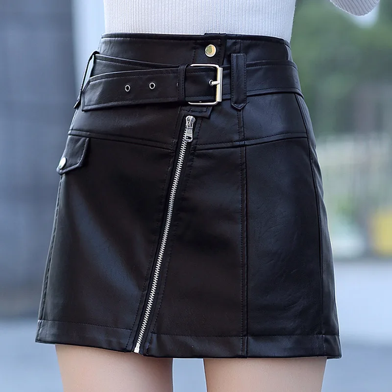 Slim High Waist Skirt Summer Women Sexy Zipper PU Leather Mini Skirts Night Club Black Pink Fashion Female Pocket Mini Skirts
Slim High Waist Skirt Summer Women Sexy Zipper PU Leather Mini Skirts Night Club Black Pink Fashion Female Pocket Mini Skirts