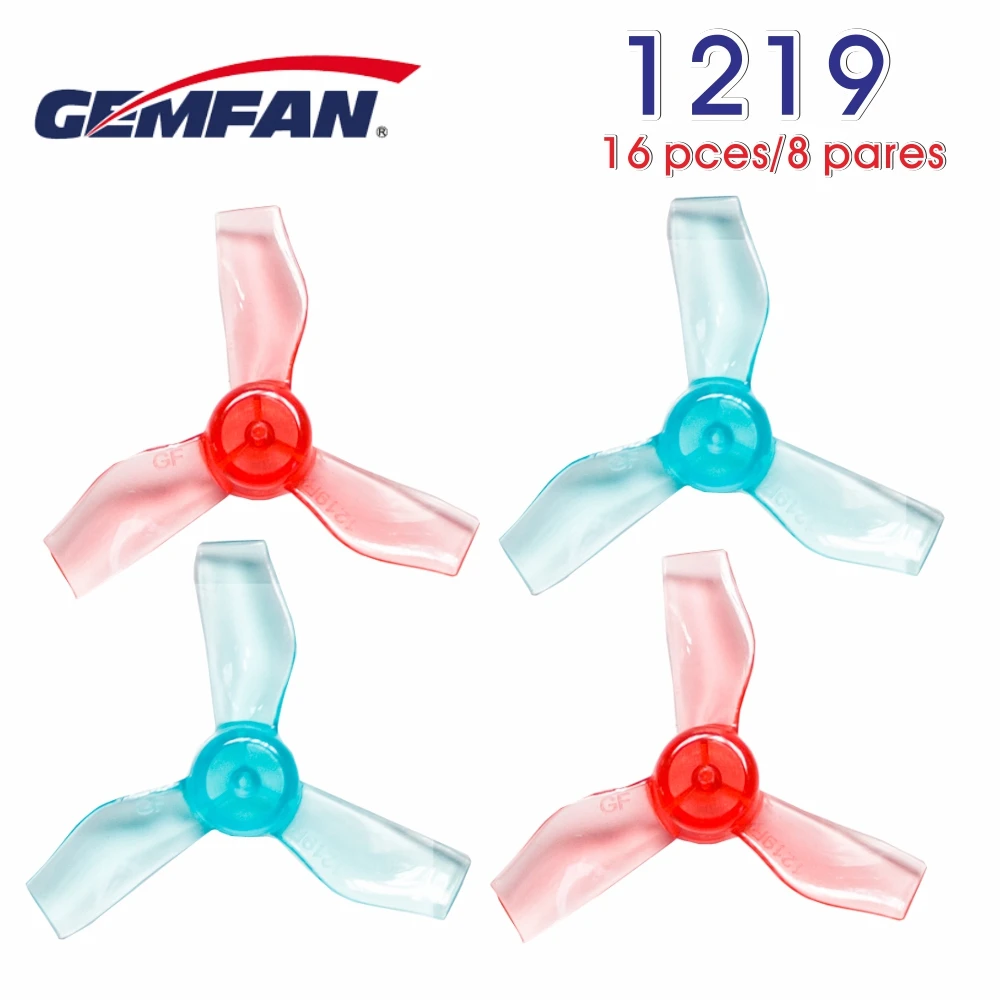 16PCS/8Pairs Gemfan 1219 31mm 0.8mm Hole 3 blade Propeller Props CW CCW 0802 RC Drone FPV Racing Brushless Motor Indoor Whoop
16PCS/8Pairs Gemfan 1219 31mm 0.8mm Hole 3 blade Propeller Props CW CCW 0802 RC Drone FPV Racing Brushless Motor Indoor Whoop