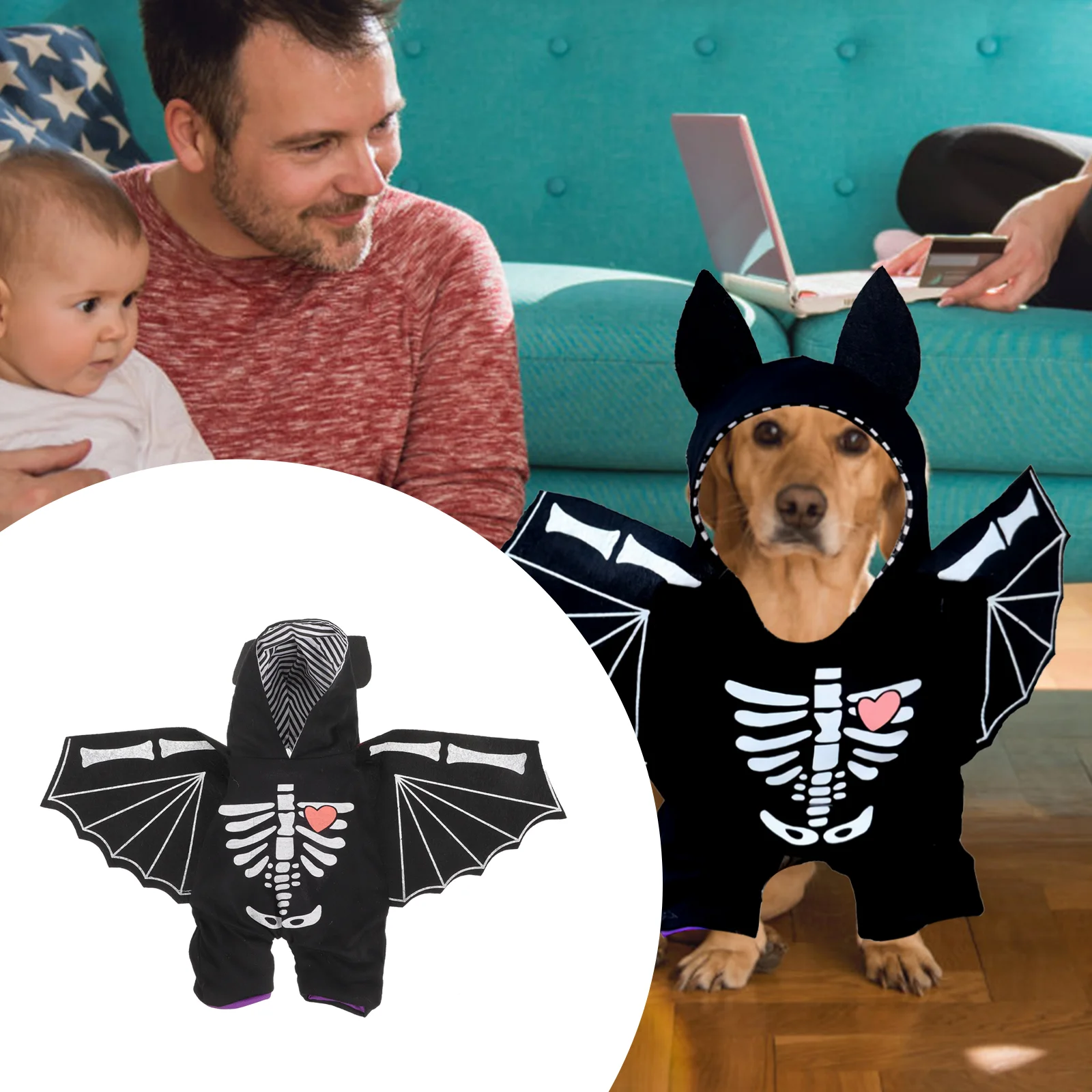 Pet Transformation Costume Dog Cosplay Prop Clothing Cat Halloween Clothes Elements Outfit Decorative Party
Pet Transformation Costume Dog Cosplay Prop Clothing Cat Halloween Clothes Elements Outfit Decorative Party