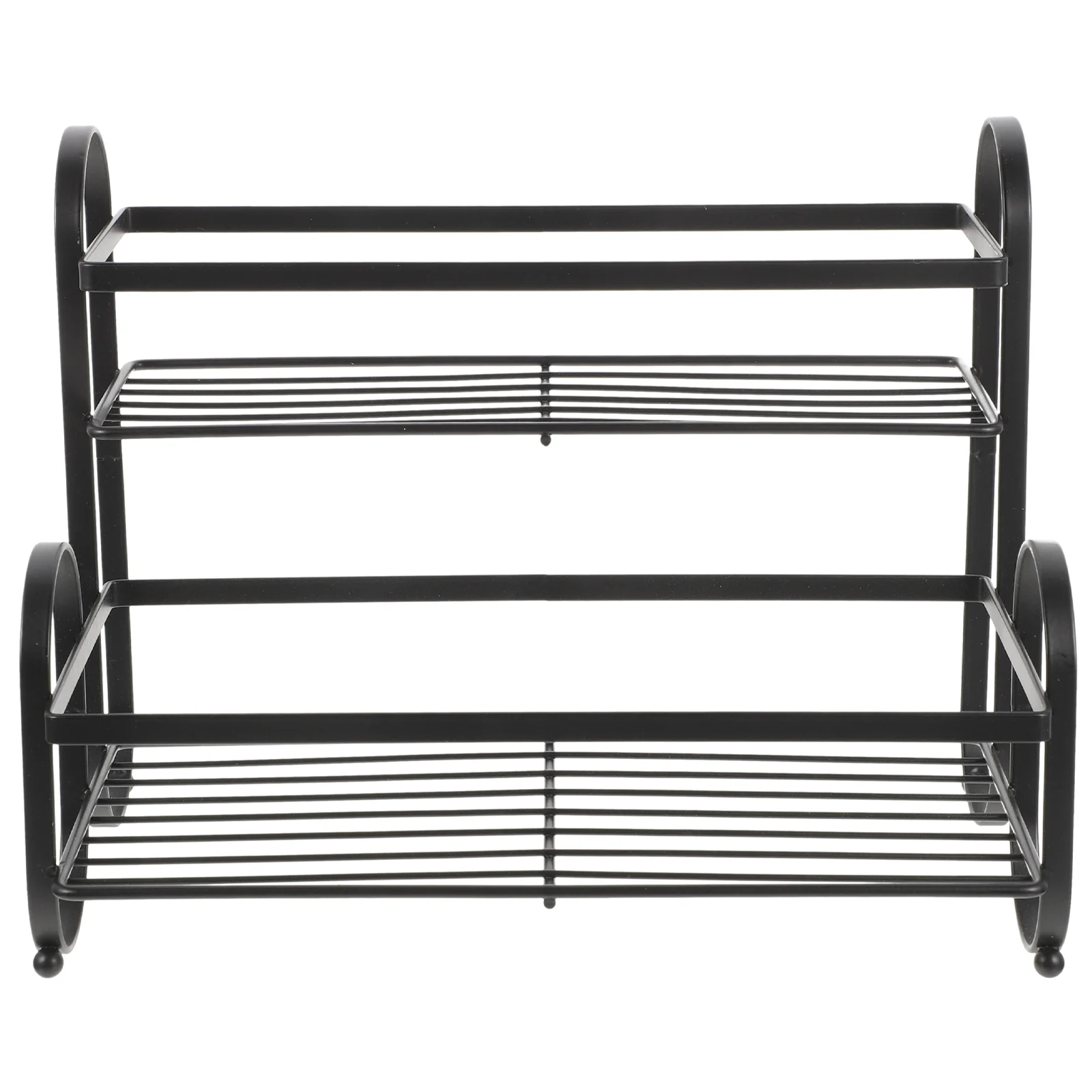 Double Spice Rack Storage Shelf Tabletop Rack Desktop Double Layer Seasoning Rack Iron Kitchen Countertop Organizer
Double Spice Rack Storage Shelf Tabletop Rack Desktop Double Layer Seasoning Rack Iron Kitchen Countertop Organizer