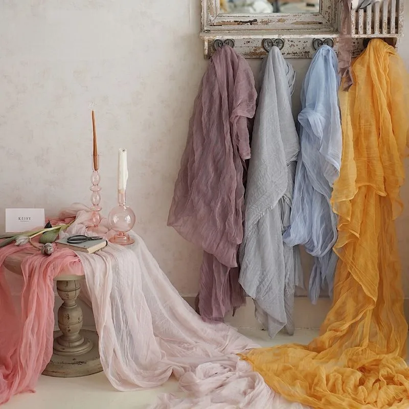 INS Wrinkled Tulle Cloth 1.2mx3m Ruffled Mesh Fabric Flower Shop Photo Background Cloth Wedding Decor Birthday Party Decorations
INS Wrinkled Tulle Cloth 1.2mx3m Ruffled Mesh Fabric Flower Shop Photo Background Cloth Wedding Decor Birthday Party Decorations