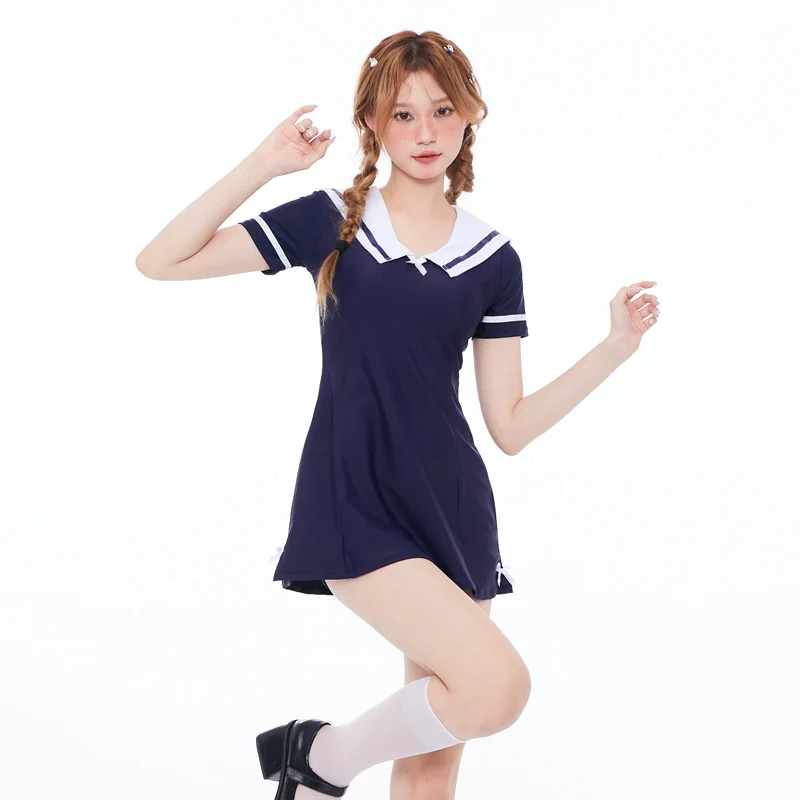 Women Swimwear 2023 NEW Conservative Skirt Short Sleeve One Piece Swimsuit Holiday Hot Spring Wear Summer Swimming Dress
Women Swimwear 2023 NEW Conservative Skirt Short Sleeve One Piece Swimsuit Holiday Hot Spring Wear Summer Swimming Dress