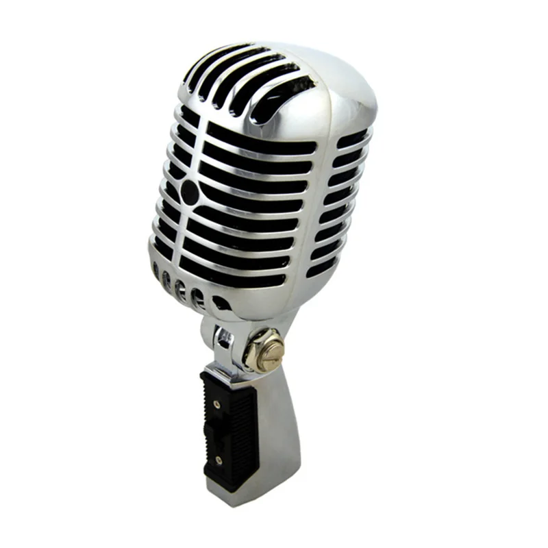 Professional Wired Vintage Classic Microphone Good Quality Dynamic Moving Coil Mike Deluxe Metal Vocal Old Style Ktv Mic Mike
Professional Wired Vintage Classic Microphone Good Quality Dynamic Moving Coil Mike Deluxe Metal Vocal Old Style Ktv Mic Mike