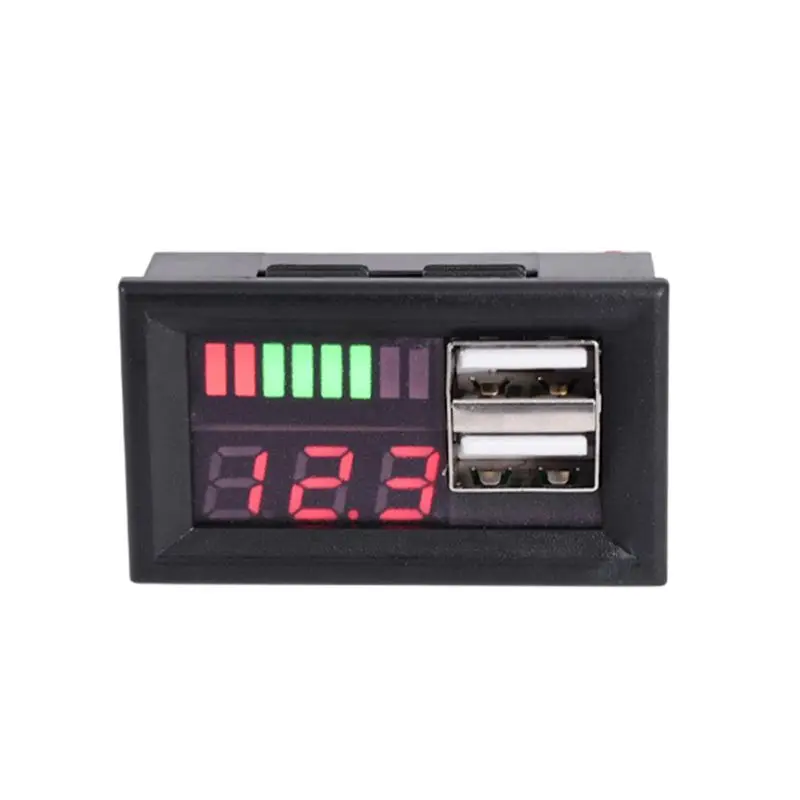 12V Digital Motorcycle Voltmeter Voltage Battery Panel Meter w USB 5V Output Dropshipping
12V Digital Motorcycle Voltmeter Voltage Battery Panel Meter w USB 5V Output Dropshipping