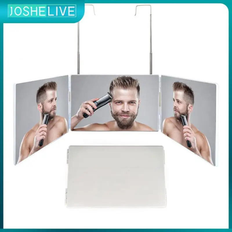 Adjustable Trifold Self Haircut Mirror 1pcs Portable 3 Way Mirror Diy Haircut Tool 360-degree Viewing Angle Trifold Mirror New
Adjustable Trifold Self Haircut Mirror 1pcs Portable 3 Way Mirror Diy Haircut Tool 360-degree Viewing Angle Trifold Mirror New