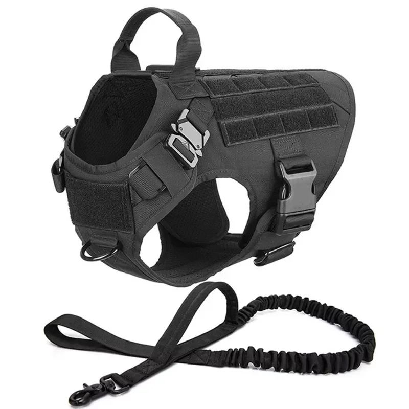 NEW Metal Buckle Tactical Dog Harness MOLLE Pet Train Vest German Shepherd Leash Hound Golden Retriever Labrador Saint Bernard H
NEW Metal Buckle Tactical Dog Harness MOLLE Pet Train Vest German Shepherd Leash Hound Golden Retriever Labrador Saint Bernard H