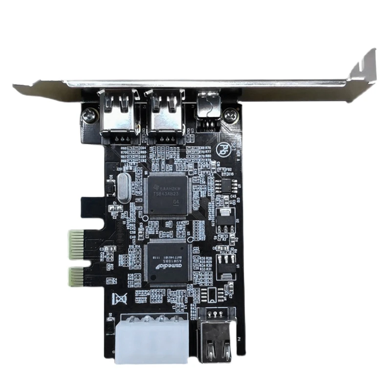PCI-E1394A Capture Card, Pci-E Interface Tsb43ab23 Chip Capture Card Supports Windows Xp/7/8/10 Operating System
PCI-E1394A Capture Card, Pci-E Interface Tsb43ab23 Chip Capture Card Supports Windows Xp/7/8/10 Operating System
