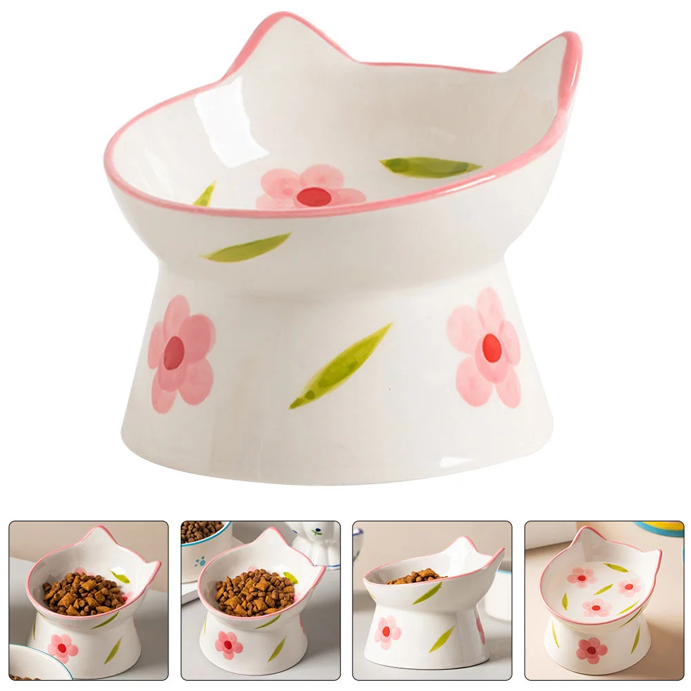 Cat Bowl Ceramic Neck Protection Water Pet Feeding Tool Multi-use Elevated Feeder
Cat Bowl Ceramic Neck Protection Water Pet Feeding Tool Multi-use Elevated Feeder