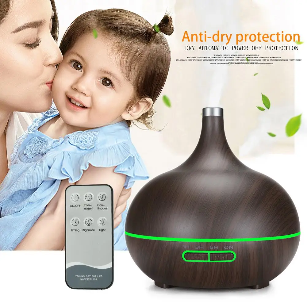 400mL Remote Control Aroma Essential Oil Diffuser Home Ultrasonic Humidifier Necessary Household Air Treatment Supplies
400mL Remote Control Aroma Essential Oil Diffuser Home Ultrasonic Humidifier Necessary Household Air Treatment Supplies