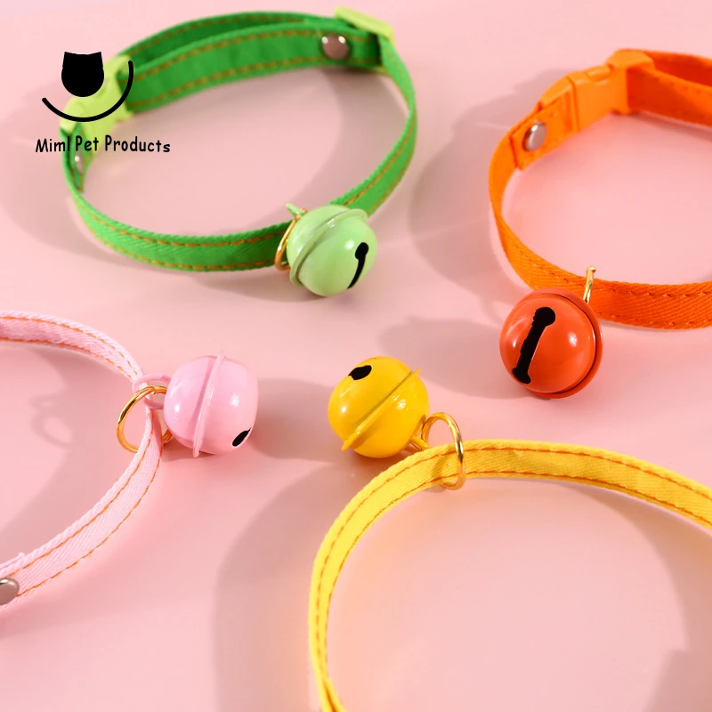 Pet cowboy solid color colorful bells adjustable collar cat dog Shiba Inu colorful necklace
Pet cowboy solid color colorful bells adjustable collar cat dog Shiba Inu colorful necklace