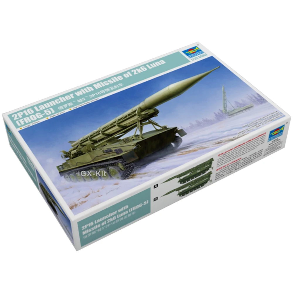 Trumpeter 09545 1/35 русская пусковая установка 2P16 W/ракета 2k6 Luna Frog-5 Военная сборка пластиковая подарочная игрушка набор для моделирования
Trumpeter 09545 1/35 русская пусковая установка 2P16 W/ракета 2k6 Luna Frog-5 Военная сборка пластиковая подарочная игрушка набор для моделирования