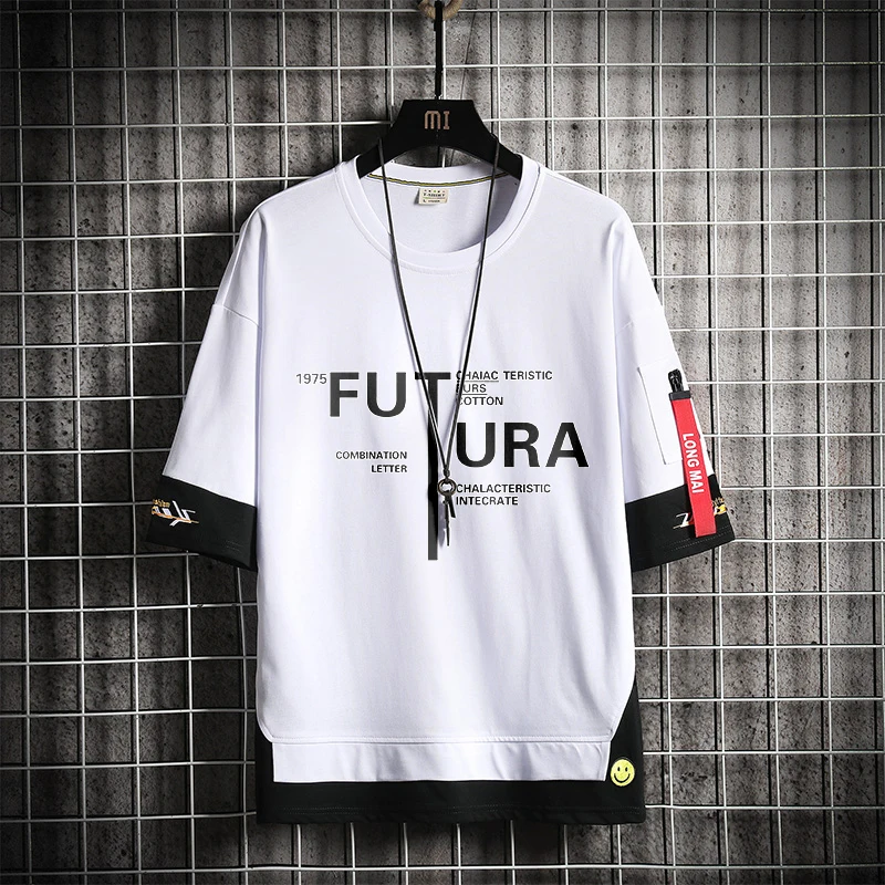 Hip Hop Loose Mens Streetwear T-shirts Casual Classic 2023 Summer Short Sleeves Black White Print Tshirt Tees Oversize 4XL 
Hip Hop Loose Mens Streetwear T-shirts Casual Classic 2023 Summer Short Sleeves Black White Print Tshirt Tees Oversize 4XL