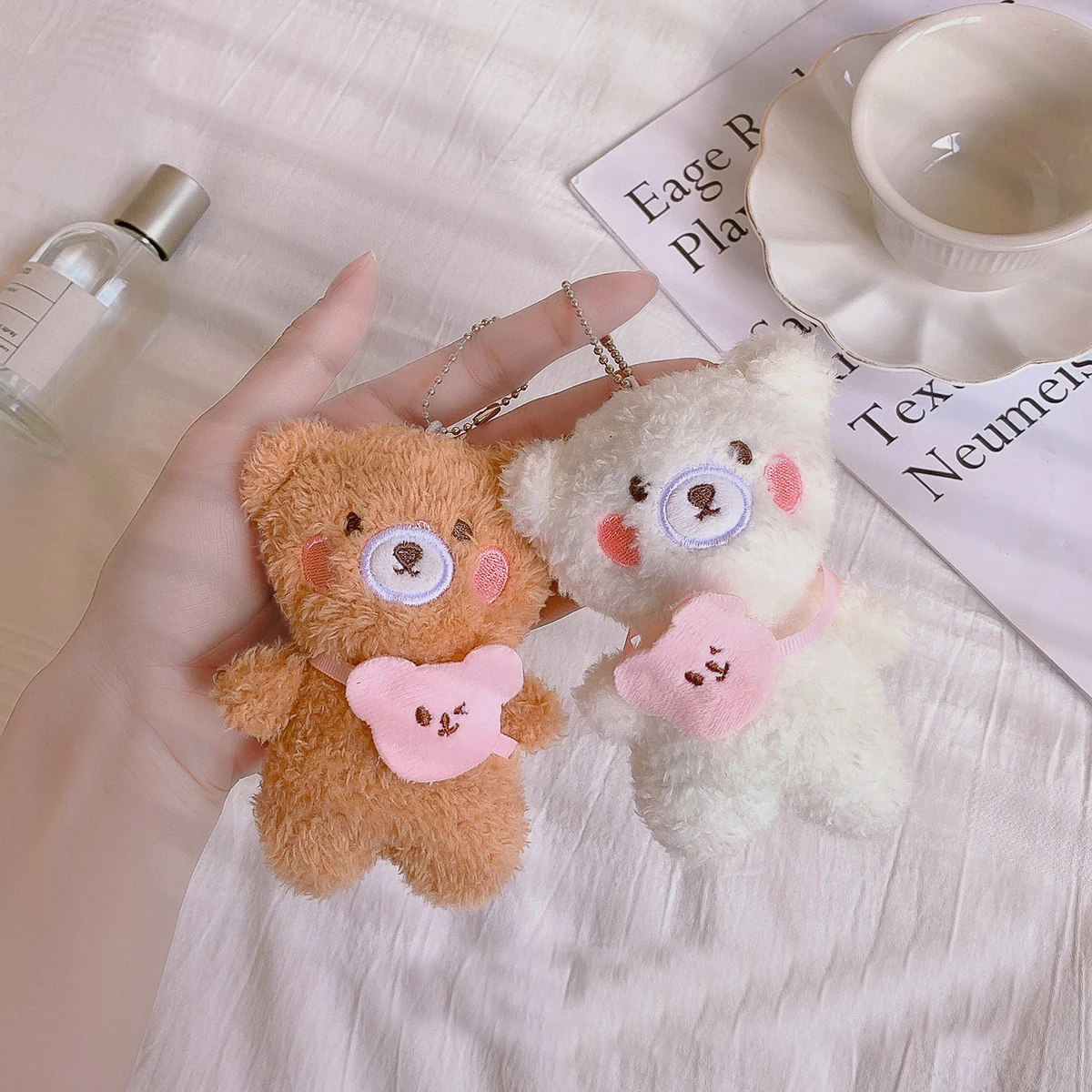 Cute Kawaii Station Plush Bear Rabbit Doll Keychain Pendant School Bag Pendant Plush Stuffed Toy Soft Doll Toy
Cute Kawaii Station Plush Bear Rabbit Doll Keychain Pendant School Bag Pendant Plush Stuffed Toy Soft Doll Toy