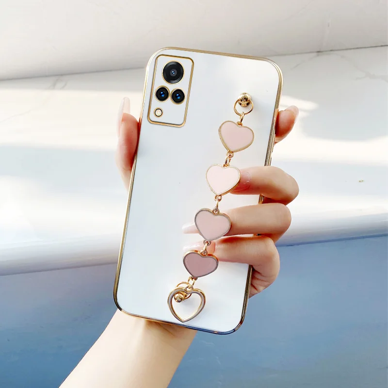 Pink Love Bracelet Electroplated Case for vivo V21 4G 5G V23 E V25 Pro V5 Plus Y73 2021 S12 S10E X9 Love Bracelet Wrist Chain
Pink Love Bracelet Electroplated Case for vivo V21 4G 5G V23 E V25 Pro V5 Plus Y73 2021 S12 S10E X9 Love Bracelet Wrist Chain