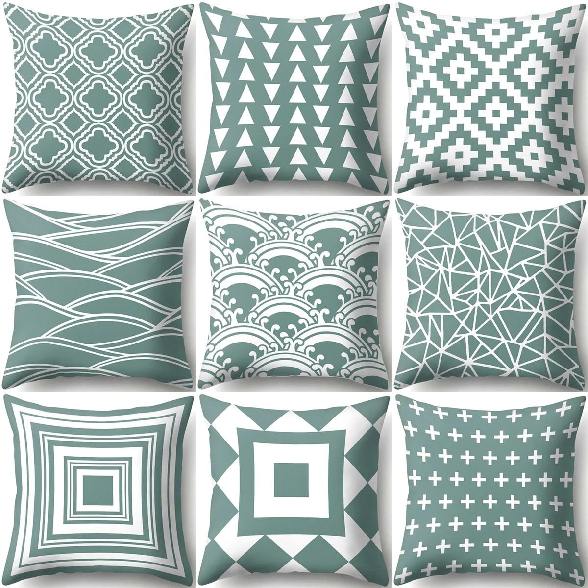 Светильник зеленый геометрический узор Подушка Чехол украшение для дома наволочка спальня, диван, Декор Наволочка 18x18 дюймов
Светильник зеленый геометрический узор Подушка Чехол украшение для дома наволочка спальня, диван, Декор Наволочка 18x18 дюймов