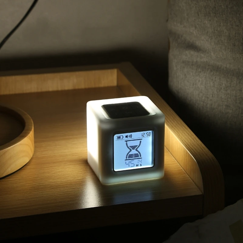 Ночник с ЖК-дисплеем Cube-Timer, управление 0-99 минут, таймер, таймер носветильник, для детей, светильник для кормления Q81C
Ночник с ЖК-дисплеем Cube-Timer, управление 0-99 минут, таймер, таймер носветильник, для детей, светильник для кормления Q81C