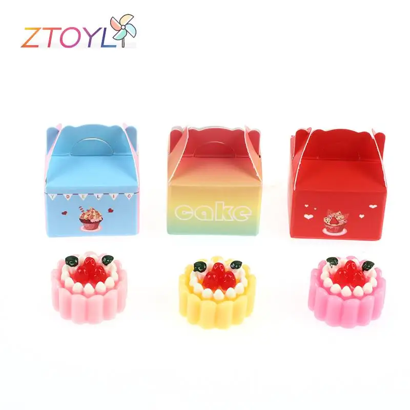1Set 1:12 Dollhouse Miniature Cute Fruit Cake With Mini Cake Box Model Kitchen Dessert Shop Decor Toy
1Set 1:12 Dollhouse Miniature Cute Fruit Cake With Mini Cake Box Model Kitchen Dessert Shop Decor Toy