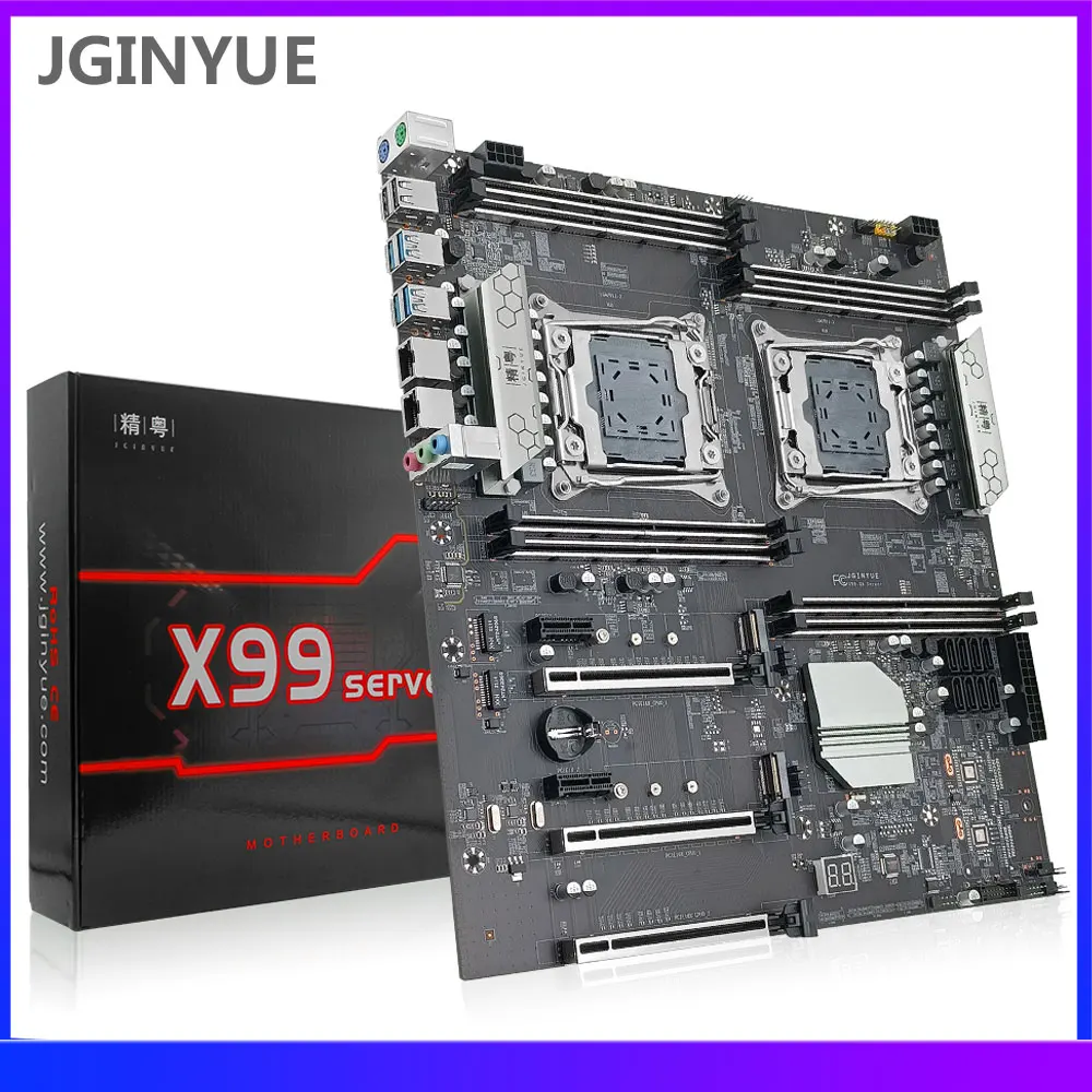 Материнская плата JGINYUE X99 с двумя CPU LGA 2011-3, поддержка процессора Intel E5 V3 и V4
Материнская плата JGINYUE X99 с двумя CPU LGA 2011-3, поддержка процессора Intel E5 V3 и V4