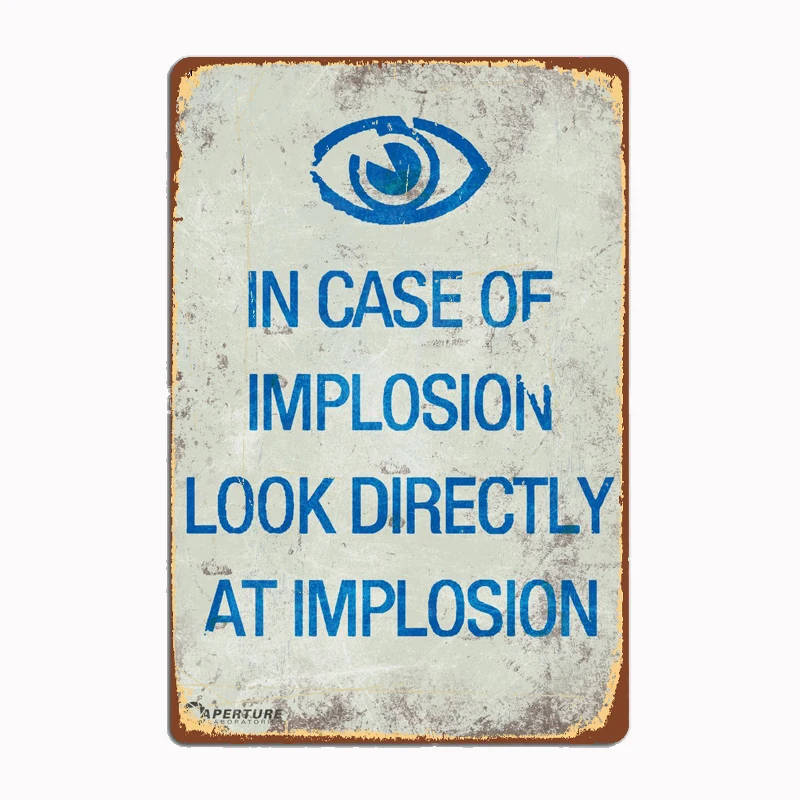 Man Cave Room Decor Implosion Metal Tin Sign Poster Garage Decoration Aesthetics Room Decors Aesthetic Bar Club Vintage
Man Cave Room Decor Implosion Metal Tin Sign Poster Garage Decoration Aesthetics Room Decors Aesthetic Bar Club Vintage