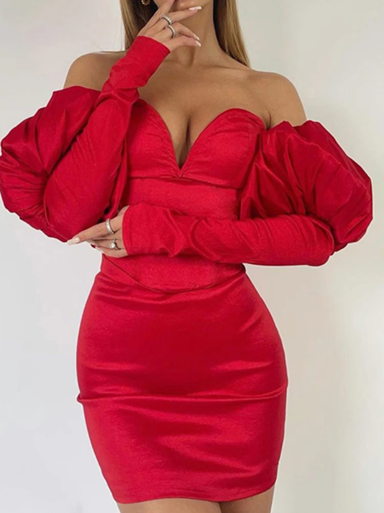 Sexy Bodycon Evening Short Dress Women Club Outfits2022 INS Red Slash Neck Wrap Dresses For New Year V Neck Elegant
Sexy Bodycon Evening Short Dress Women Club Outfits2022 INS Red Slash Neck Wrap Dresses For New Year V Neck Elegant