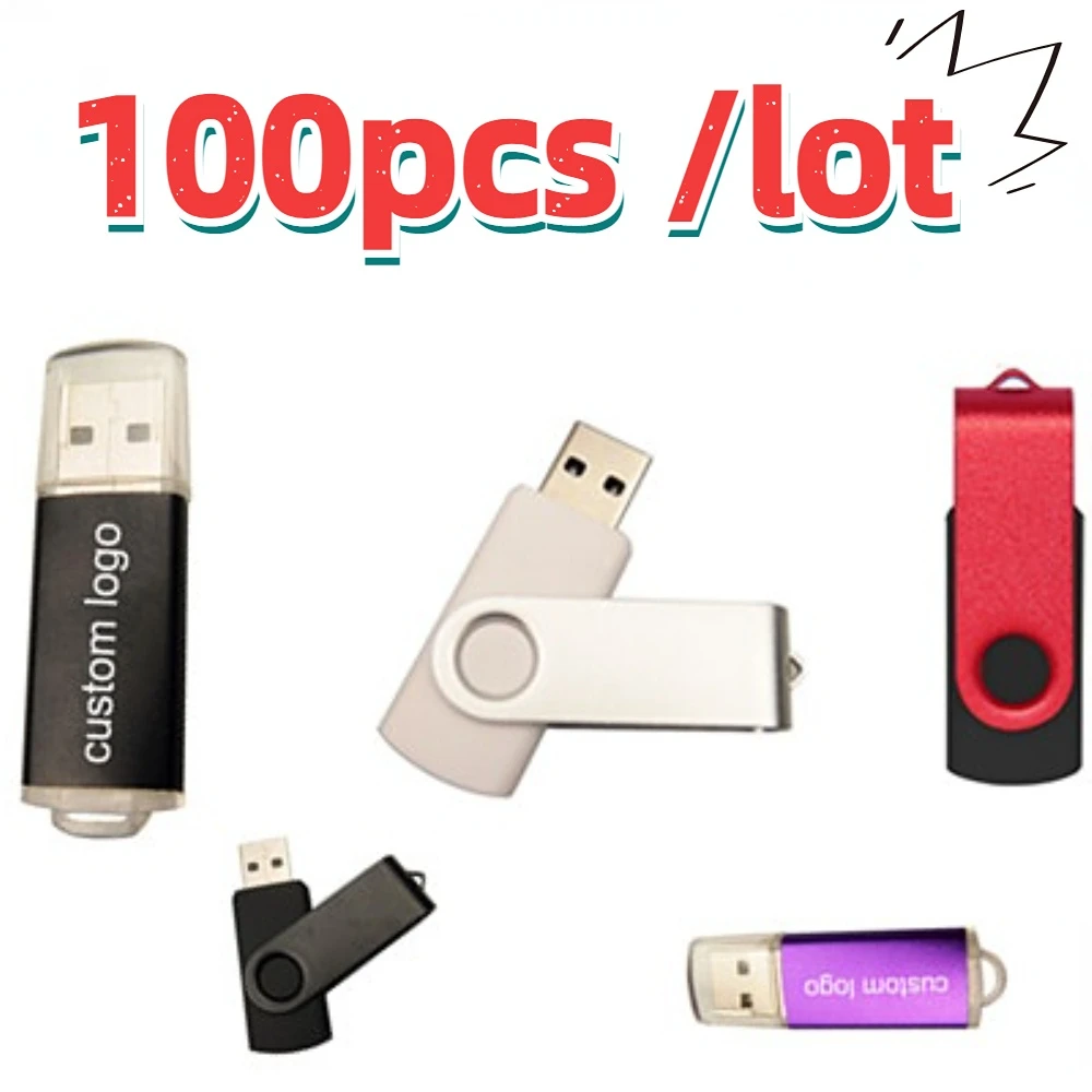 

USB флеш-накопитель, 100 шт./партия, 64 ГБ, флеш-накопитель, 512 МБ, 1 ГБ, 2 ГБ, 4 ГБ, 8 ГБ, 16 ГБ, флешки, Usb-накопитель, 32 ГБ, карта памяти, бесплатный логотип на заказ, подарок