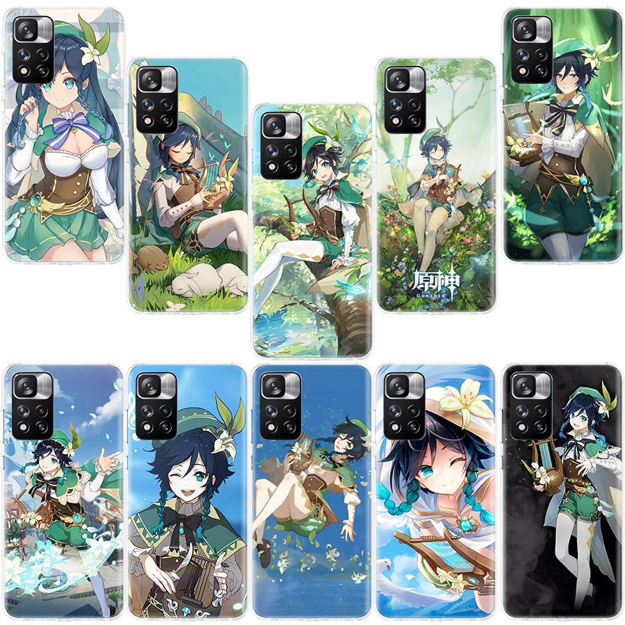 Genshin Impact Venti Phone Case For Xiaomi Redmi Note 10 11 Pro Max 4G 5G 9T 9S 8T 10S 11T 11S 11E 9 8 7 6 5 5A Coque Pattern Ca
Genshin Impact Venti Phone Case For Xiaomi Redmi Note 10 11 Pro Max 4G 5G 9T 9S 8T 10S 11T 11S 11E 9 8 7 6 5 5A Coque Pattern Ca