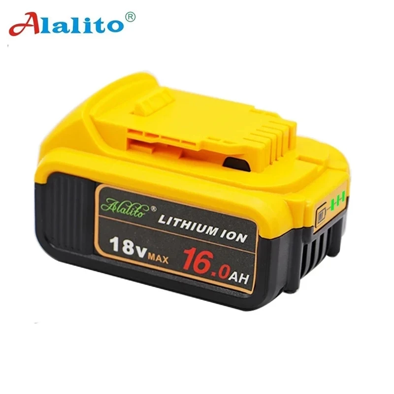 18V 16.0Ah MAX XR Battery power tool Replacement for DeWalt DCB184 DCB181 DCB182 DCB200 20V 16A 18Volt 18 v Battery
18V 16.0Ah MAX XR Battery power tool Replacement for DeWalt DCB184 DCB181 DCB182 DCB200 20V 16A 18Volt 18 v Battery