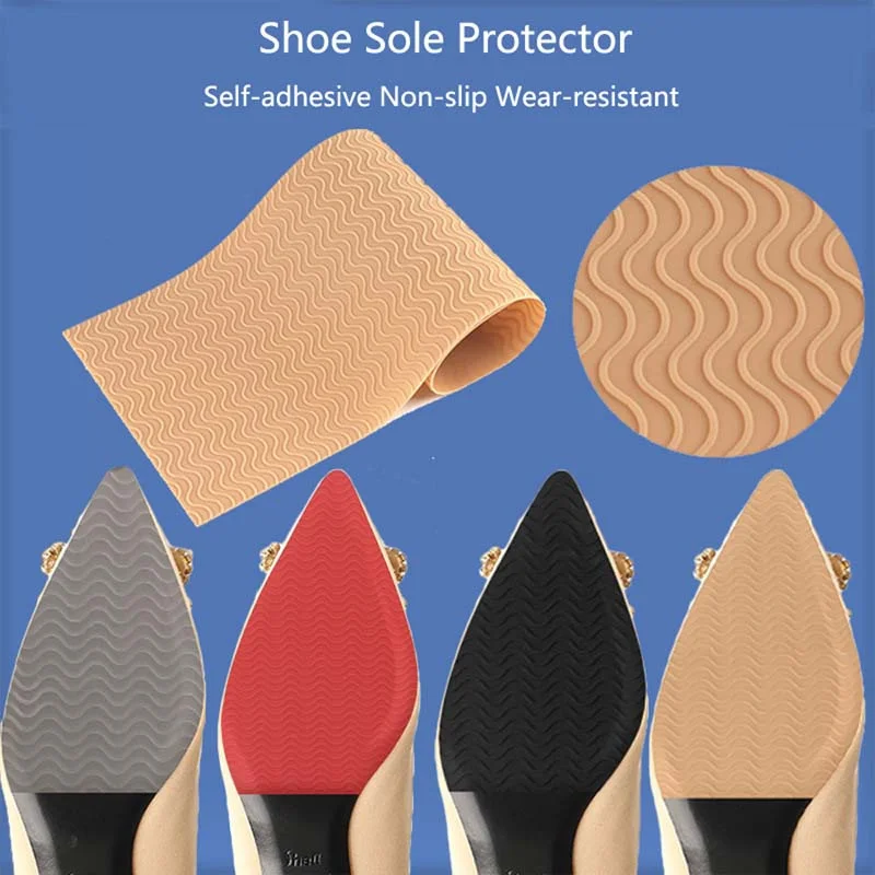 Rubber Forefoot Pads for Repair Women Shoes Soles Protector High Heel Anti-slip Self-adhesive Stickers Outsoles Care Patch Sheet
Rubber Forefoot Pads for Repair Women Shoes Soles Protector High Heel Anti-slip Self-adhesive Stickers Outsoles Care Patch Sheet