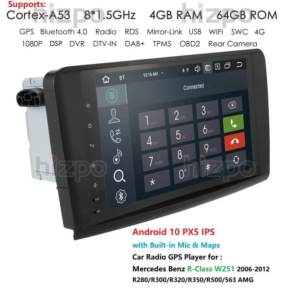 9inch CarPlay Car Radio Multimedia Player For Mercedes Benz R Class android autoradio W251 2006-2012 R280/R300/R320/R350/R500
9inch CarPlay Car Radio Multimedia Player For Mercedes Benz R Class android autoradio W251 2006-2012 R280/R300/R320/R350/R500