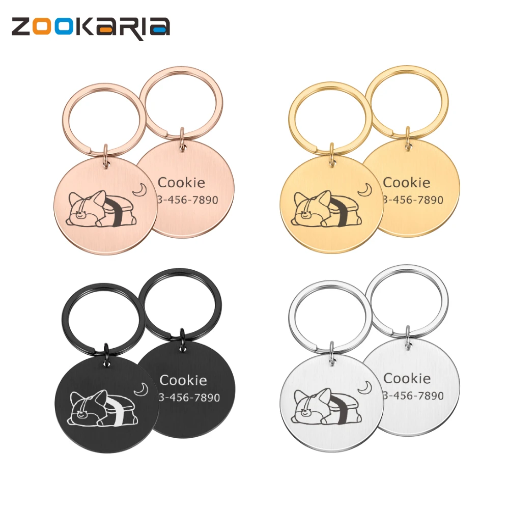 Pet Dog ID Tag Personalized Cat Puppy ID Tag Free Engraved Pet Dog Collar Accessories Custom Dogs Anti-lost Name Tags Pendant
Pet Dog ID Tag Personalized Cat Puppy ID Tag Free Engraved Pet Dog Collar Accessories Custom Dogs Anti-lost Name Tags Pendant