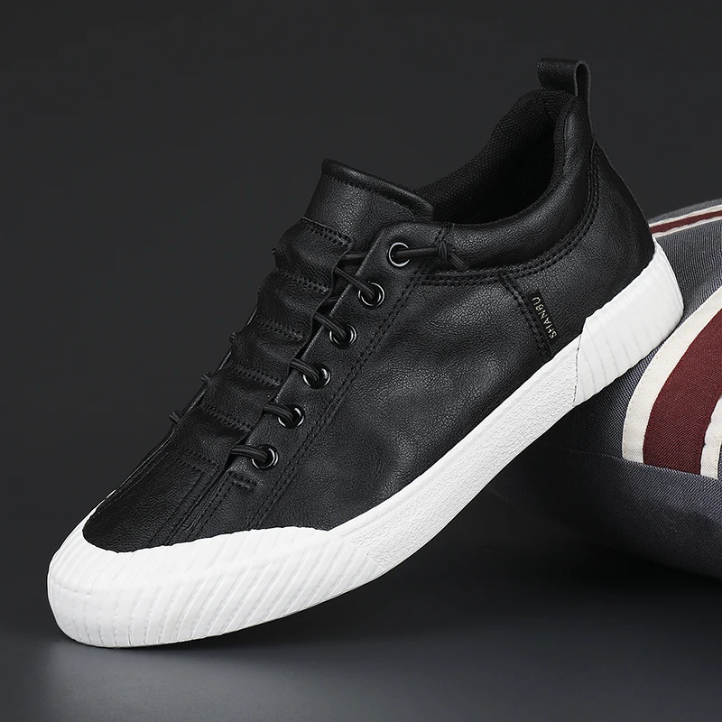 2021 New Fashion Men Shoes Leather Spring Autumn Skateboard Lace-Up Sneakers Comfortable Male Outdoor Casual Shoes Breathable
2021 New Fashion Men Shoes Leather Spring Autumn Skateboard Lace-Up Sneakers Comfortable Male Outdoor Casual Shoes Breathable