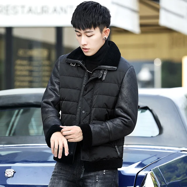 Men's Down Jacket Men 2023 100% Wool Fur Collar Coat Suede Leather Jackets Winter Clothes Mens Chaqueta Hombre LXR841
Men's Down Jacket Men 2023 100% Wool Fur Collar Coat Suede Leather Jackets Winter Clothes Mens Chaqueta Hombre LXR841