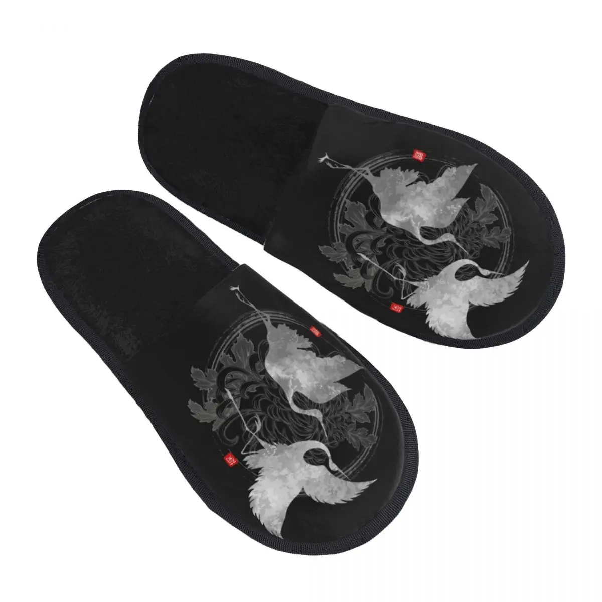 Winter Slipper Woman Man Fashion Fluffy Warm Slippers Cranes Shadoof Chrysanthemums House Slippers Funny Shoes
Winter Slipper Woman Man Fashion Fluffy Warm Slippers Cranes Shadoof Chrysanthemums House Slippers Funny Shoes