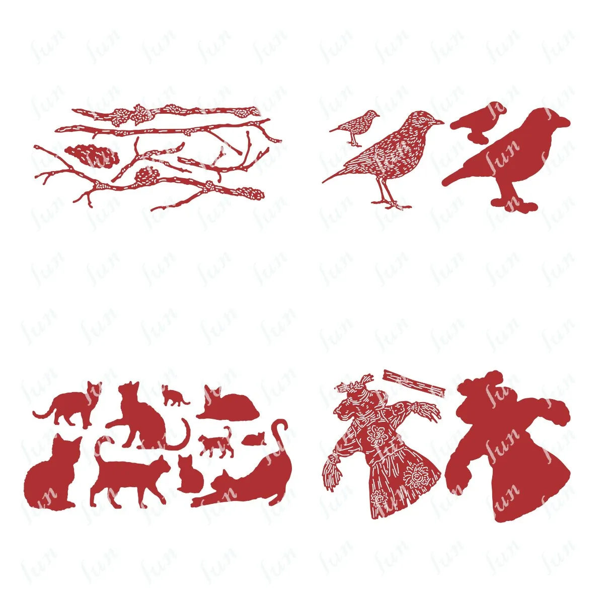 New Craft Metal Cutting Dies Scarecrow Cat Bird Twig Molds DIY Scrapbooking Cut Die Paper Greeting Cards Coloring Decor Stencils
New Craft Metal Cutting Dies Scarecrow Cat Bird Twig Molds DIY Scrapbooking Cut Die Paper Greeting Cards Coloring Decor Stencils