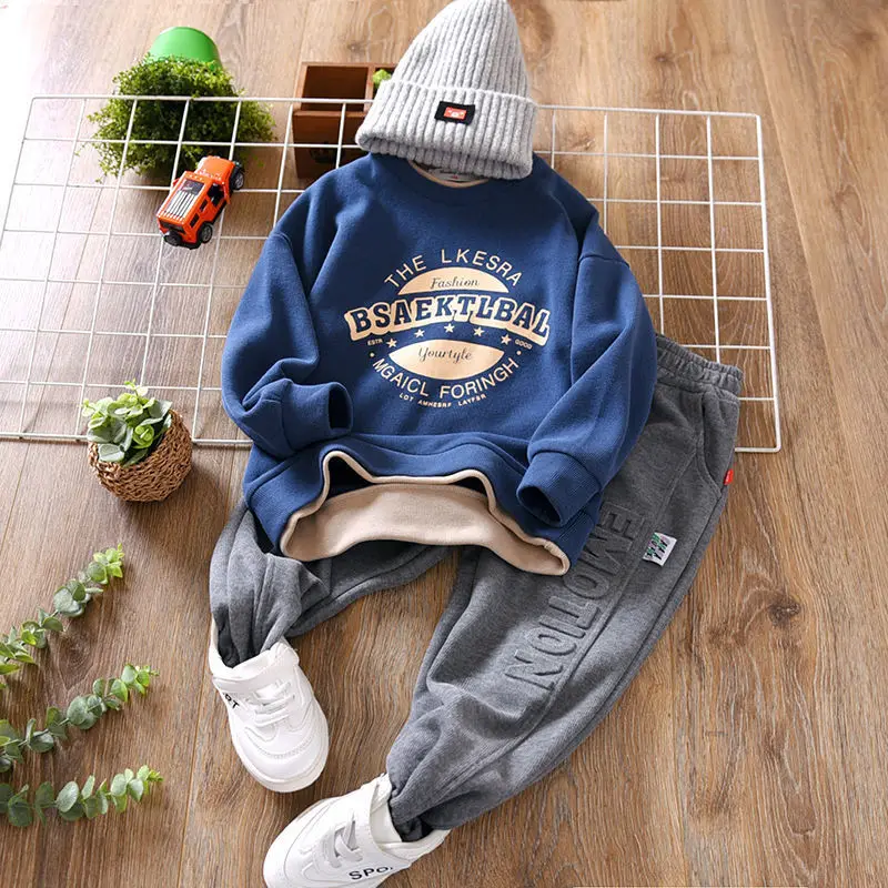 Spring Autumn Outfit Kids Sports Hoodie Tops Pants 2pcs Sets Fashion Children Cotton Casual Tracksuits 2-8Y Baby Boys Clothes
Spring Autumn Outfit Kids Sports Hoodie Tops Pants 2pcs Sets Fashion Children Cotton Casual Tracksuits 2-8Y Baby Boys Clothes