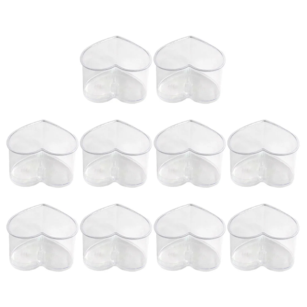 10 Pcs Heart Shaped Air Cup Household Pudding Mousse Clear Plastic Dessert Cups Compact Party Mini
10 Pcs Heart Shaped Air Cup Household Pudding Mousse Clear Plastic Dessert Cups Compact Party Mini