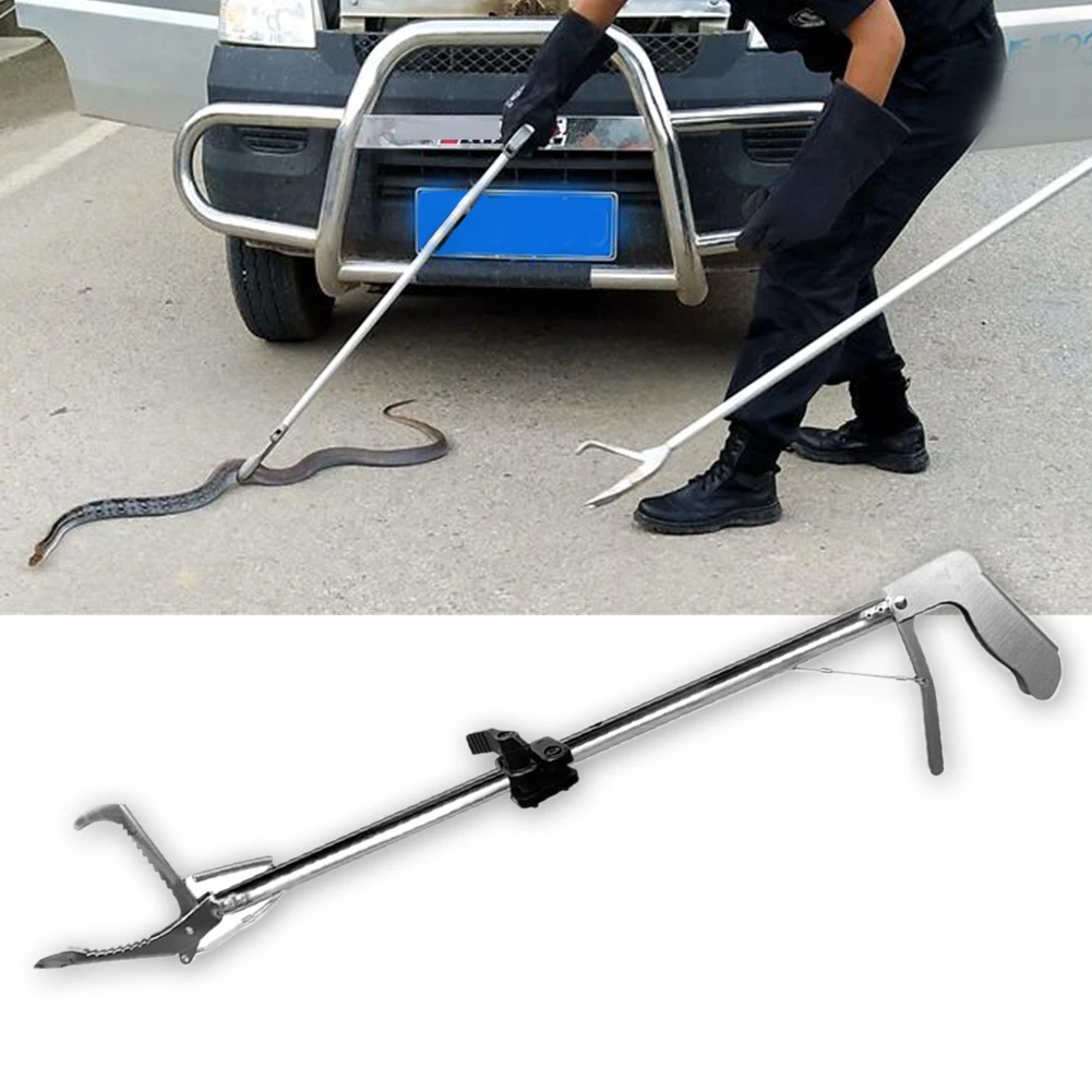 Stainless Steel Grabber Professional Snake Tong Tool Catcher Durable Foldable Outside Self Locking Protective Clamp Reptile
Stainless Steel Grabber Professional Snake Tong Tool Catcher Durable Foldable Outside Self Locking Protective Clamp Reptile