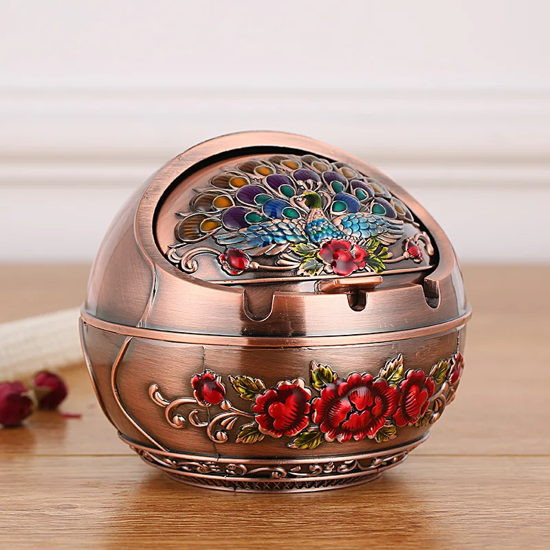Retro Spherical Creative Ashtray Ashtray Household Home Decor Zinc Alloy Retro Large Ash Holder with Lid for Home Weed Tray Set 
Retro Spherical Creative Ashtray Ashtray Household Home Decor Zinc Alloy Retro Large Ash Holder with Lid for Home Weed Tray Set