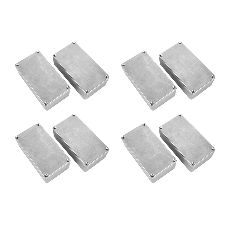 8Pcs 125B/1590N1 Aluminum Case Guitar Stompbox&Pedal Enclosure For Guitar Effect Pedal Project
8Pcs 125B/1590N1 Aluminum Case Guitar Stompbox&Pedal Enclosure For Guitar Effect Pedal Project