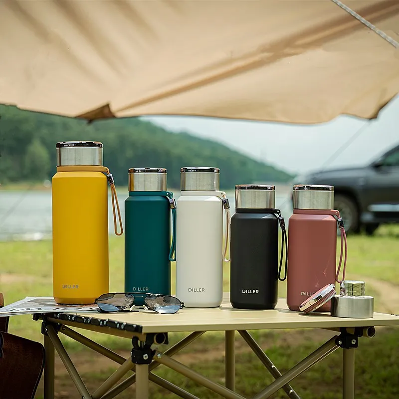 1500ML 304 Stainless Steel Insulated Cup Tea Water Separation Outdoor Portable Vehicle Mounted Large Capacity Kettle Thermos
1500ML 304 Stainless Steel Insulated Cup Tea Water Separation Outdoor Portable Vehicle Mounted Large Capacity Kettle Thermos