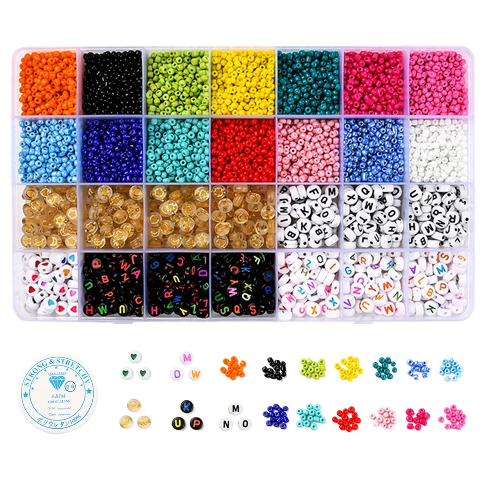 Acrylic Letter Beads For DIY Women Bracelet Pony Bead Craft Kit Combination Set Glass Seed Beads For Jewelry Making Accessories
Acrylic Letter Beads For DIY Women Bracelet Pony Bead Craft Kit Combination Set Glass Seed Beads For Jewelry Making Accessories