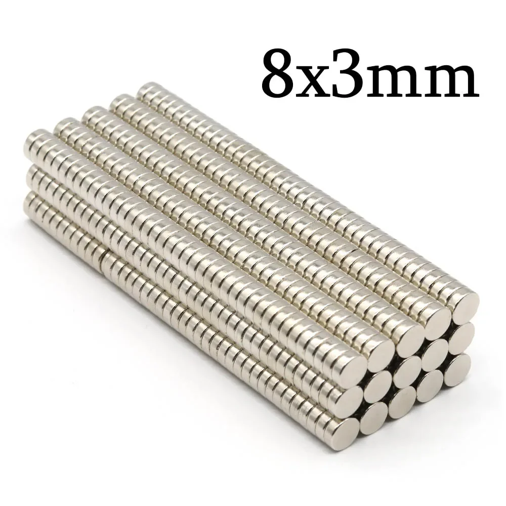 Суперсильный неодимовый магнит 8x3 мм
Суперсильный неодимовый магнит 8x3 мм