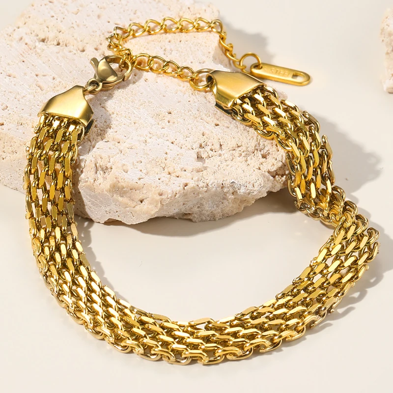 2022 New Twist Weave Bracelets for Womens Gold Plated Stainless Steel Classic Grid Do Not Fade Jewelry Wholesale Gifts
2022 New Twist Weave Bracelets for Womens Gold Plated Stainless Steel Classic Grid Do Not Fade Jewelry Wholesale Gifts