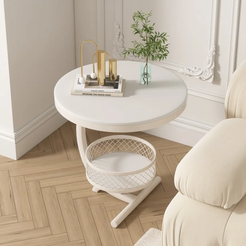 Living Room Creative Coffee Table Double-layer Round Sofa Tray Iron Net Basket Bedside Table Multi-scene Suitable for Side Table
Living Room Creative Coffee Table Double-layer Round Sofa Tray Iron Net Basket Bedside Table Multi-scene Suitable for Side Table